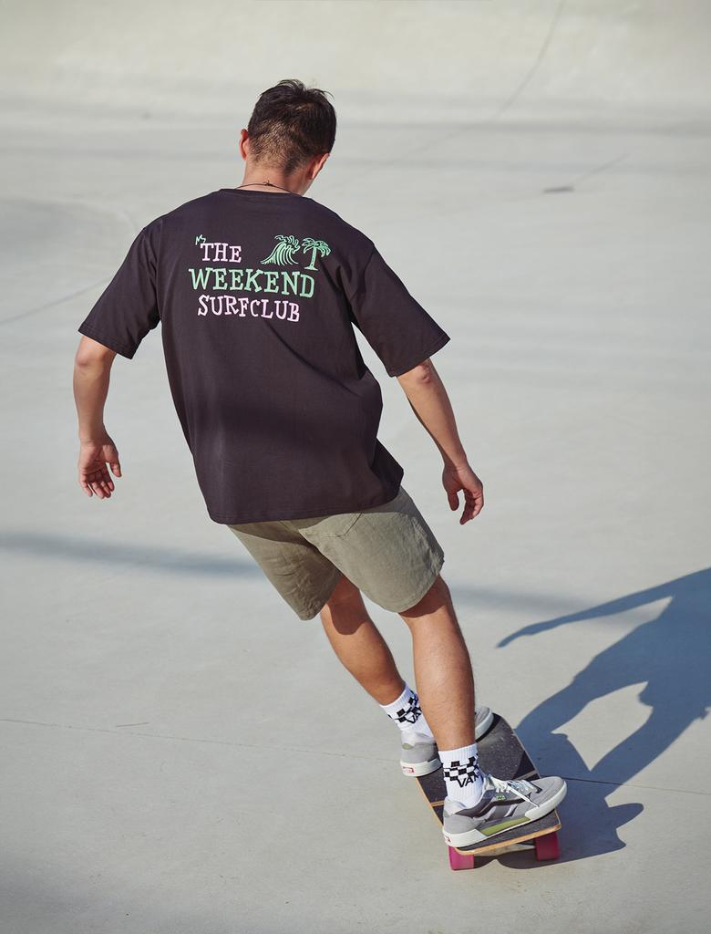 FLATWAVE IN SEOUL Salkin Linen Walkshorts Khaki