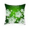 Christmas Throw Pillow Covers Merry Christmas Winter Snowflake Decorative Holiday Cushion Pillow Cases For Farmhouse