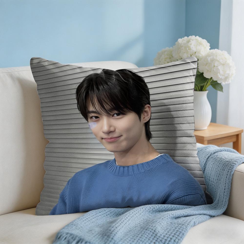 BByeon WWooseok Korea Cushion Cover Square Pillow Bedroom Sofa Leisure Comfort Living Room Home Decoration X