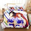 Anime Uma musume Prety Derby Beding Set Soft Duvet Cover Bed Linen Set Comfortable Quilt Cover Pilowcase Warm Comforter king Quen Sized Dimensions