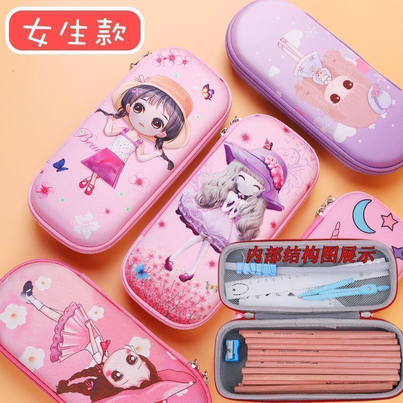 

Новый 3D пенал для ученика начальной школы, милый креативный пенал, детский пенал большой вместимости для мальчиков и девочек