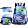 Sports football team print youth primary and secondary school students C Luo schoolbag men and women leisure travel backpack CR7