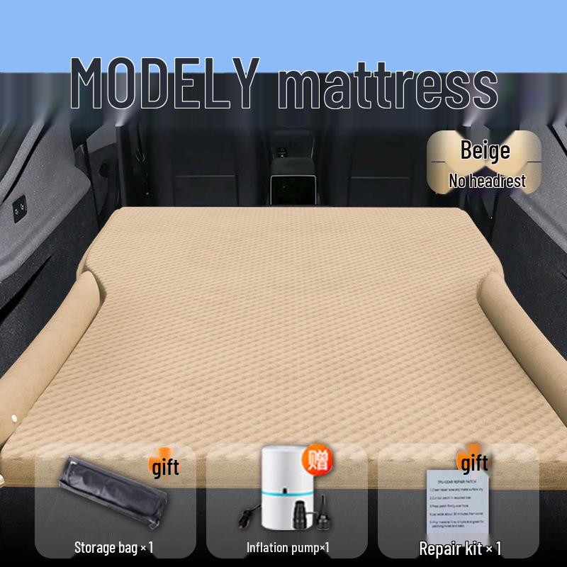 Tesla Model Y Trunk Mattress: Refresh Edition Inflatable Car Bed & Sleeping Pad
