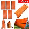 Couverture d'urgence, sac de bivouac thermique imperméable, sac de couchage thermique portable, équipement de survie pour camping, randonnée, aventure en plein air