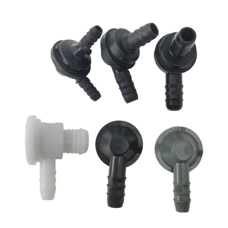 ID6 ID8 ID12 elbow 90 degree one-way valve L type non-return valve one way valve air pump vacuum check valve for car original1pc