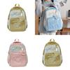 Stylish Sweet Fresh Backpack For Girls And Boys Large Capacity For School Use