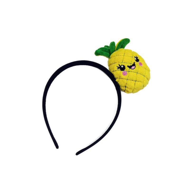 Pineapple Plush Doll Headband - Cute, High-Quality Fruit Accessory