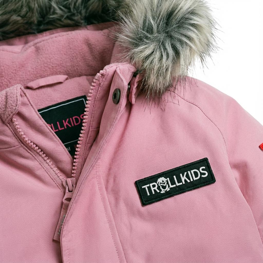 Mädchen Winteroverall Trollkids Kids Kirkenes Schneeanzug Schneefest Wasserdicht Rosa (387-231)