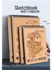 8K Thickened A4 Sketchbook: Art Student Special, 16K Hand-Painted & Marker Drawing Paper
