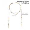 IngeSight.Z Vintage Luxury Crystal Pendant Necklace Women Long CCB Beaded Flower Chain Sweater Chain Y2K Party Jewelry Accessory