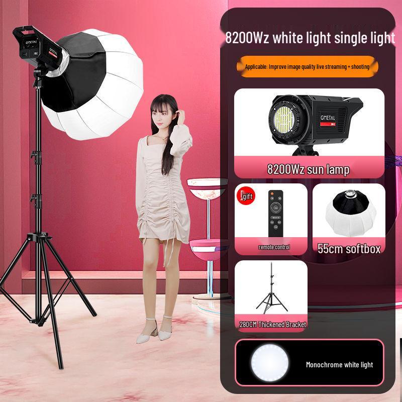 Ultra-Bright Spherical Fill Light for Live Streaming and Photography