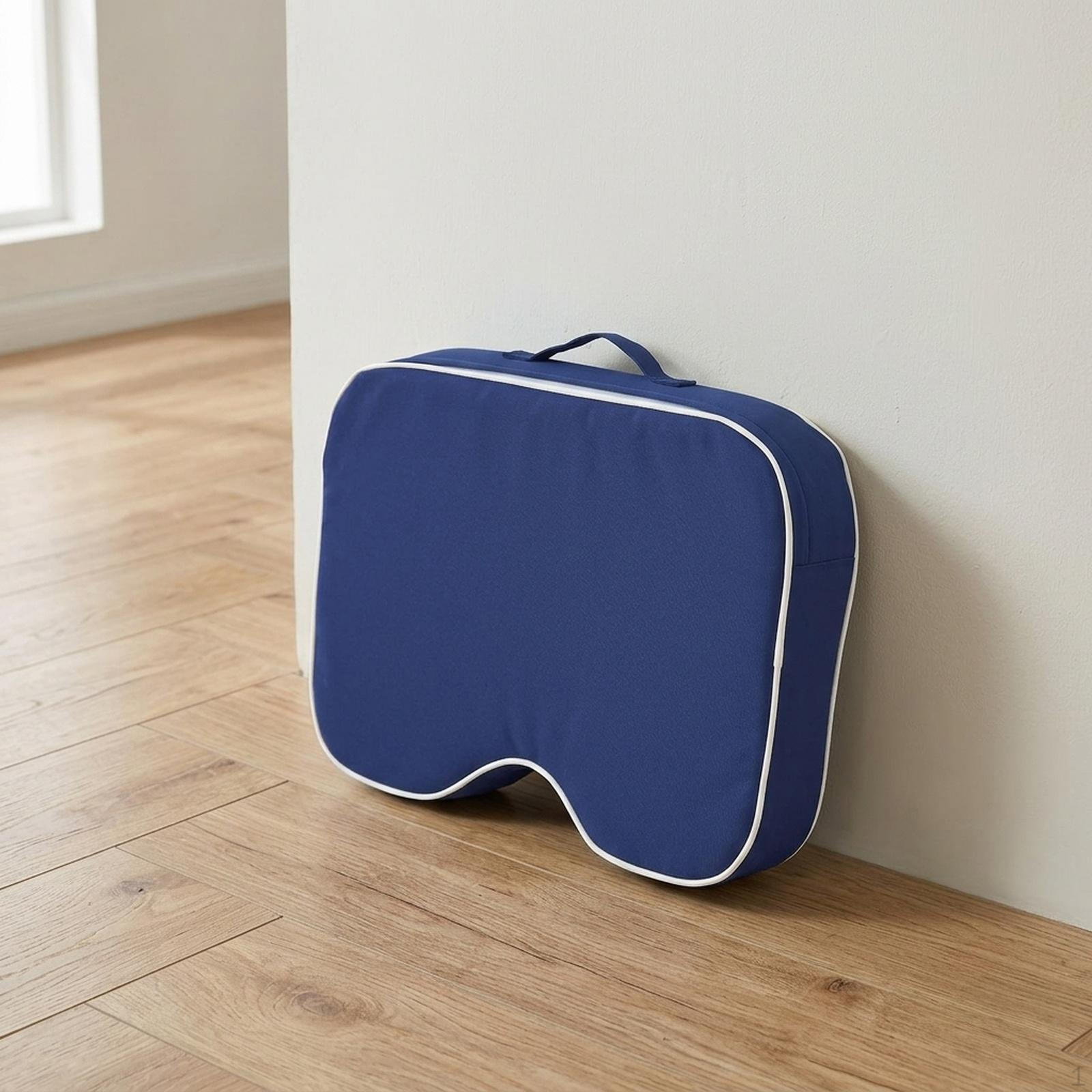 

Garden Chair Cushion with Handle, Comfortable, Removable Cover, Professional Foam Cushion, Seat темно-синий