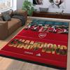 Arsenal Champions Carpet Non-slip Rug Suitable for Living Room and Bedroom Sofas