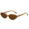 Retro Vintage Ovale Sonnenbrille Damen Marken-Designer Runde Sonnenbrille Herren UV400 Punk-Stil Luxus Brillen Damen Oculus