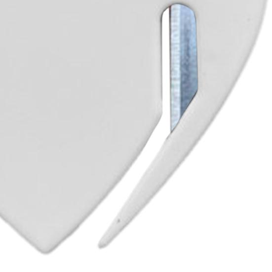Christmas Paper Cutters Heart-Shaped Envelope Opener Gift Wrapping Tool Safe Plastic Paper Trimmer for Craft Letters Wrapping