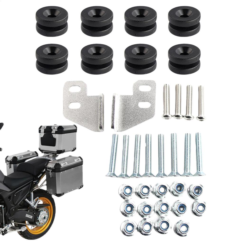 Universal Motorcycle Side Luggage Case Fasteners Tail Bag Mounting Screw Spacers Bolts Frame Mount Motorcycle Accessories