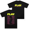 Ed Sheeran Fashion Clothing Play X KidSuper Ringer T-Shirt Unisex Short Sleeve Summer Cotton Tees Aesthetic Streetwear