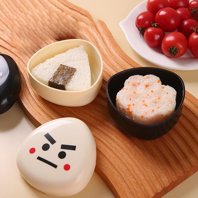 Triangle Rice And Vegetable Roll Mould Bento Box Japanese Bento Kitchen Gadget Onigiri Maker Frame Kit Tools Sushi Lunch Box