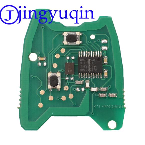Jingyuqin Car Remote Key Electronic Board Plate For PEUGEOT 206 Partner CITROEN C1 C2 Berlingo Xsara Picasso