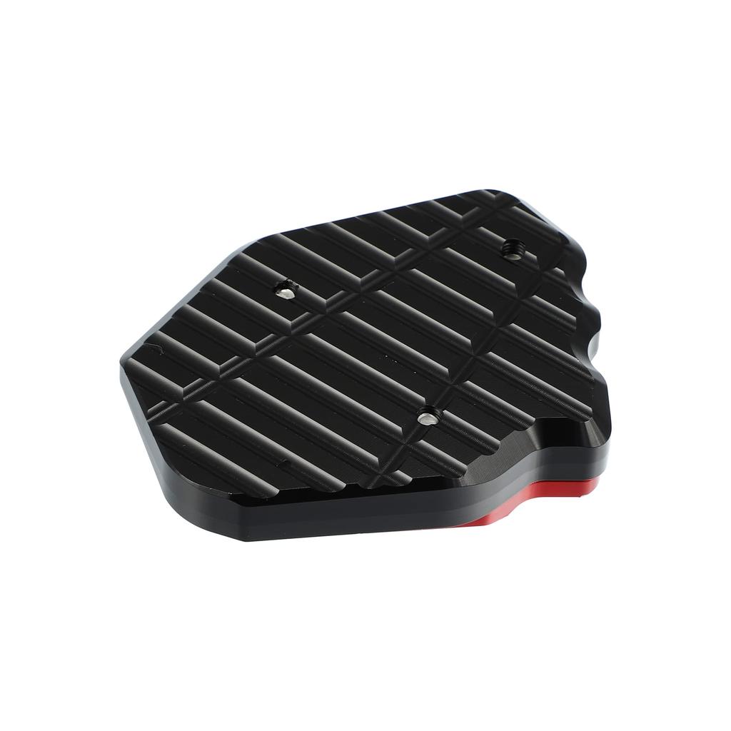 X AUTOHAUX Motorcycle Kickstand Side Stand Plate Aluminum for Suzuki GSX250R Pad, Alloy, Red,