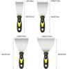 2/3/4/5 inch carbon steel dough knife scraper, various size spatula for paint and wall repair, household and industrial cleaning