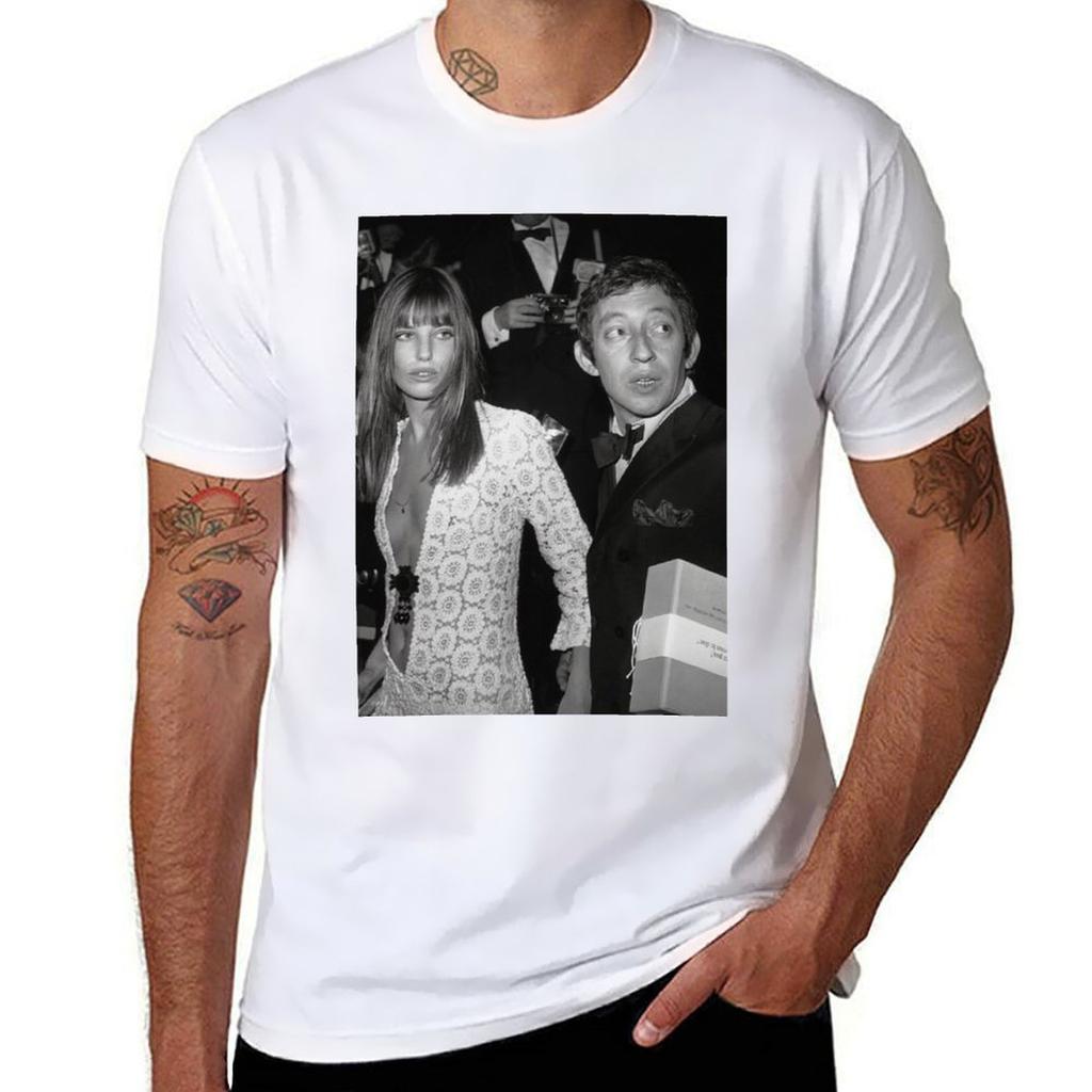 T-shirt Jane Birkin e Serge Gainsbourg Lavoro Outdoor Manica Corta