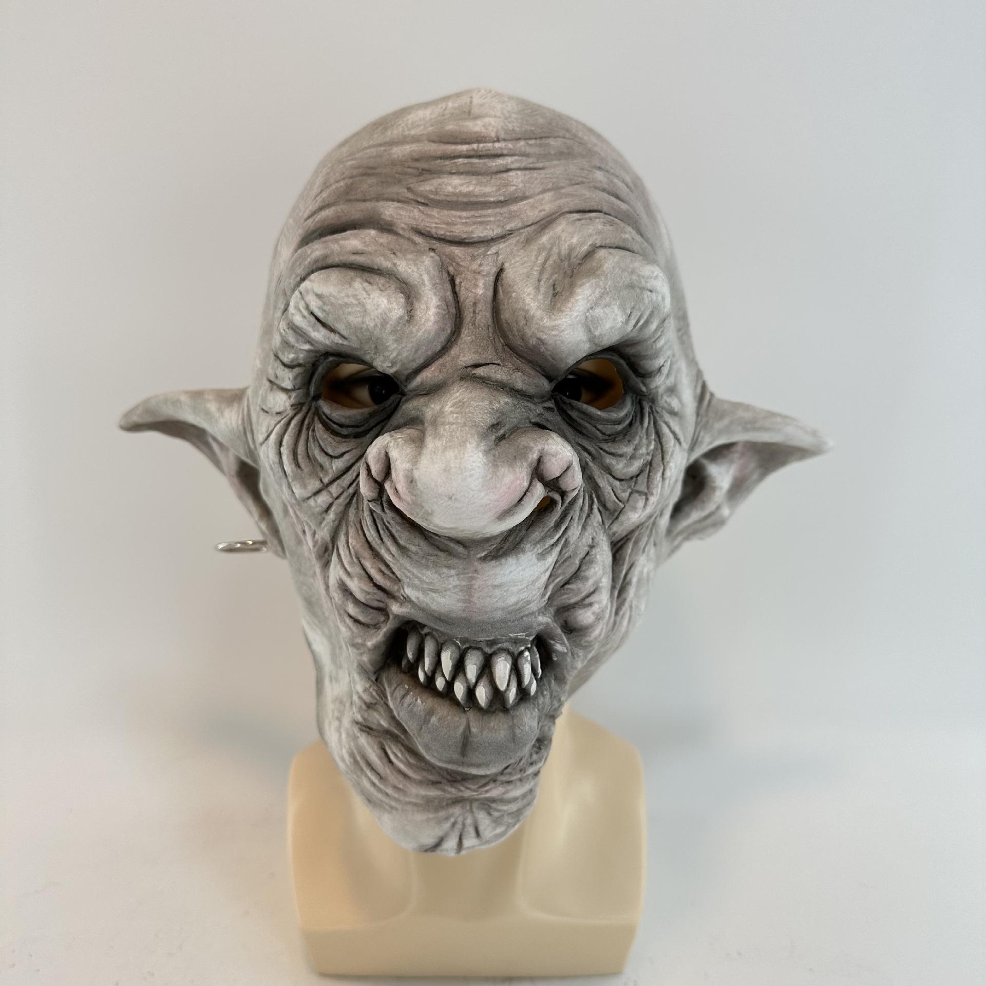 

Латексная маска ужасного мутанта One size серый