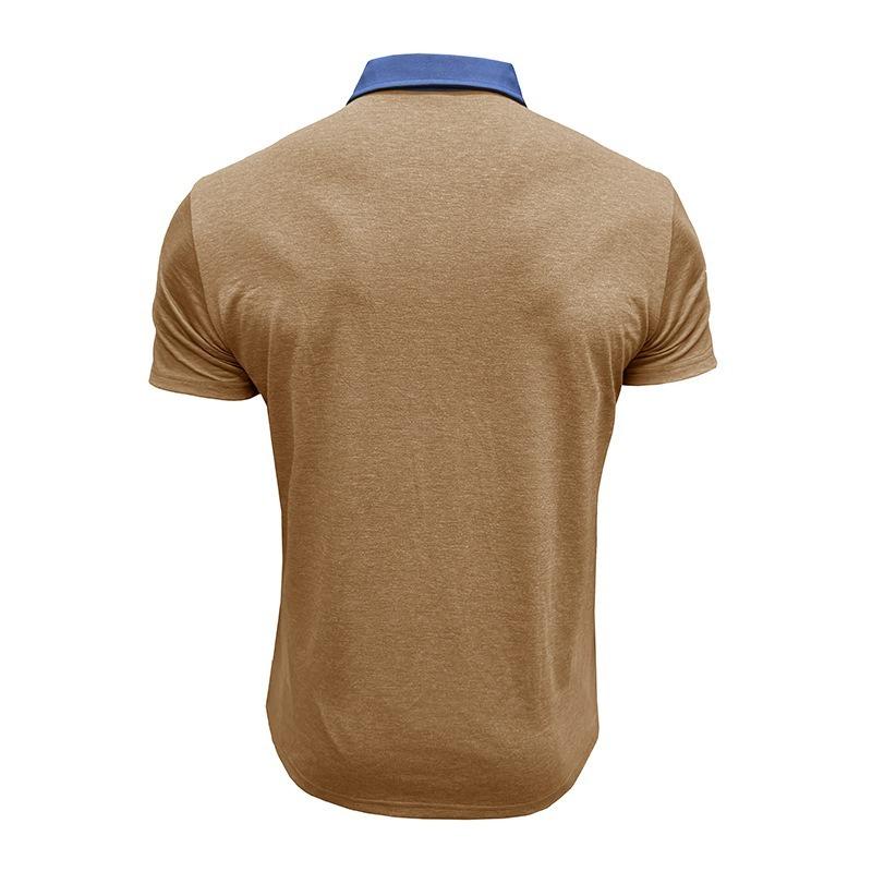Mens Summer Short Sleeve Polo Shirt Casual Top