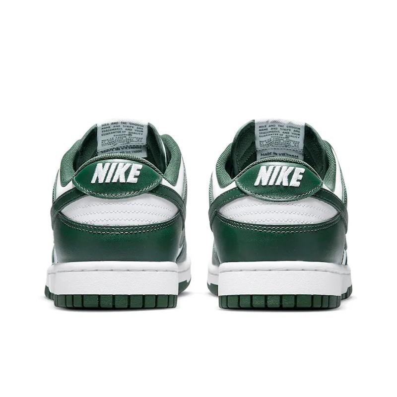 Nike Dunk Low Michigan State Unisex Sneakers Green White Team-Green DD1391-101
