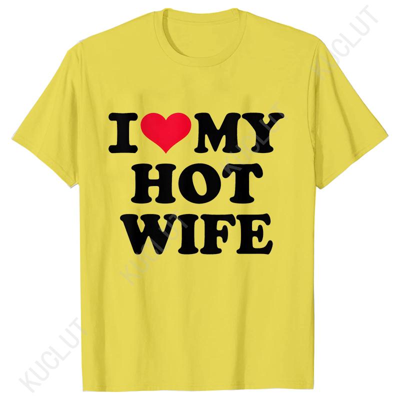 

I Love My Wife Men s T-shirts Funny Graphic Tops Y2k Streetwear Fashion Trend Short Sleeve Tees Harajuku Vintage Male Clothing S