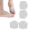 2 Pairs Arch Support Silicone Insole Elastic Shoe Pad Washable Arch Support Sleeves