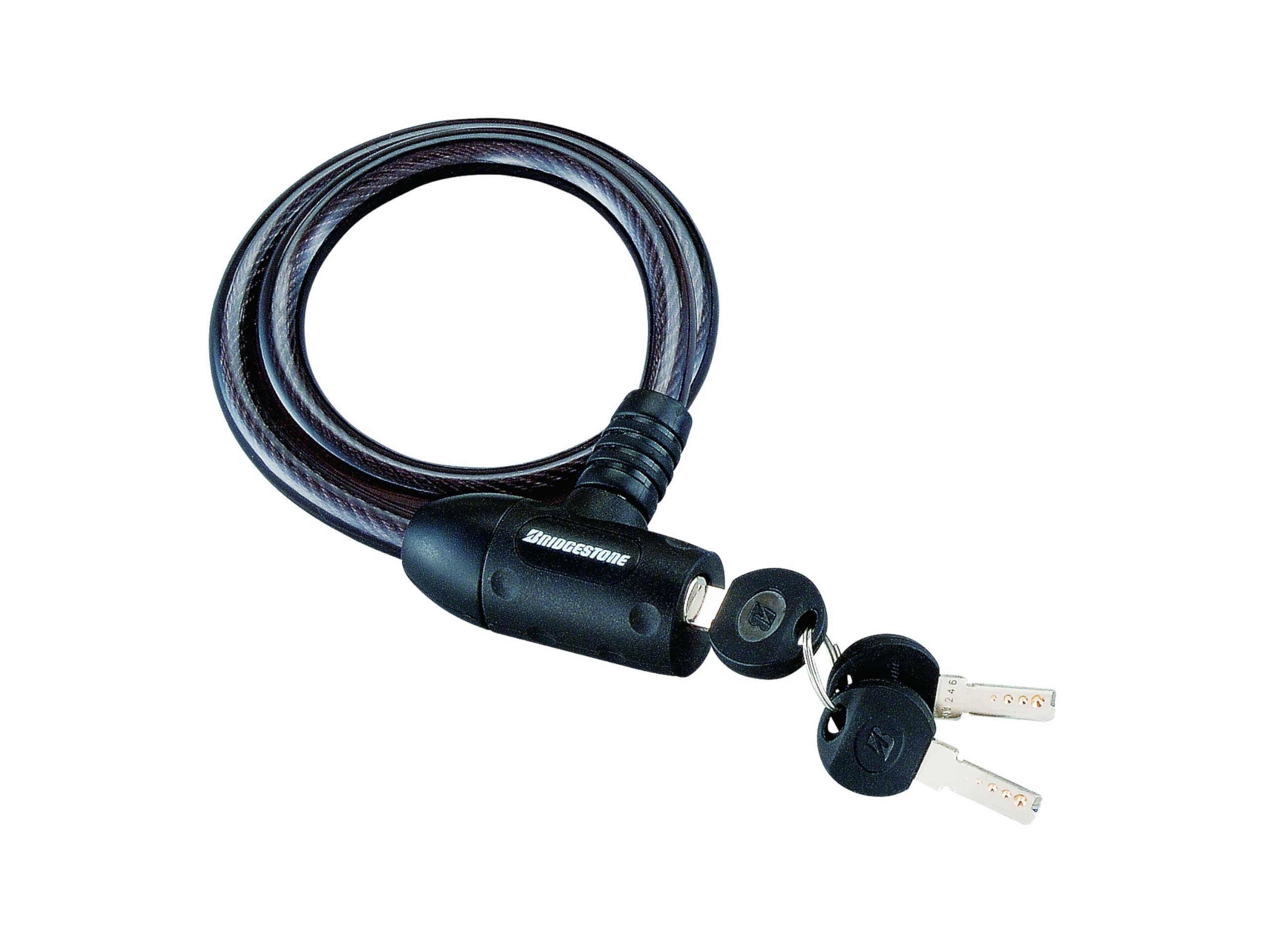 

Bridgestone Everylock Bicycle Wire A521310BL Lock, Black, Anti-Theft, Lock, WL-EVL чёрный