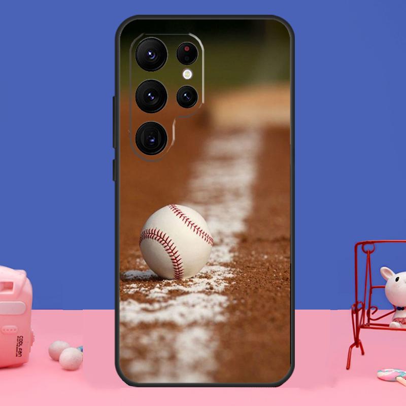 Baseball Case For Samsung Galaxy S23 S24 Ultra S21 S22 Plus Note 20 Note 10 S8 S9 S10 S20 FE Cover
