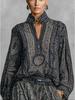 Retro Paisley Muster Anzug - Frühjahr/Herbst 2025 - Europäische und Amerikanische Mode