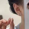 Zircon Tulip Pearl Stud Earrings: Elegant, High-End, Versatile Accessory.