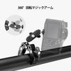 EMART Super Clamp Action Camera Camera Clamp Mount Magic Compatible with GoPro GoPro Lighting Mirrorless LED Light and GoPros Mount, Monitor, 360°