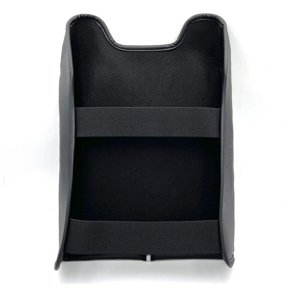 Car Armrest Box Mats Memory Foam Vehicle Arm Rest Box Pads Leather Center Console Covers Styling for F150 15 20 F250 350