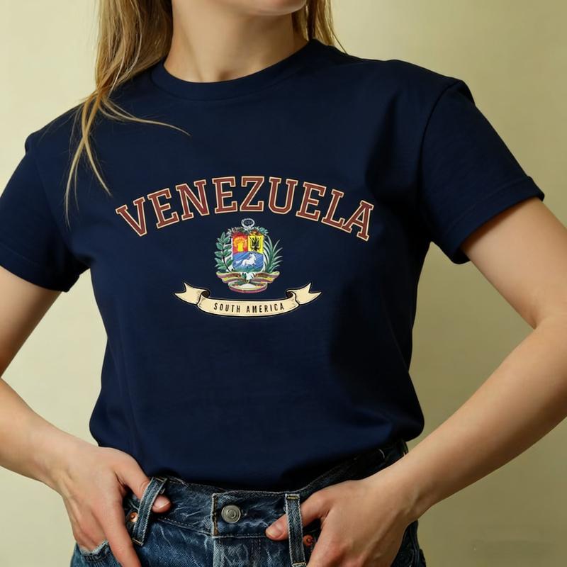 Venezuela Souvenir Shirt Vintage Heritage Unisex Tee Retro South America Travel Gift Venezolano Pride Apparel Shortsleev S