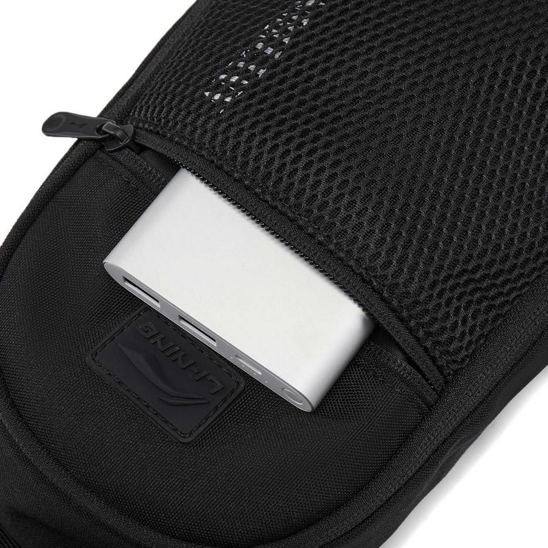 New LiNing Sports Life Collection Polyester Sling Bag Unisex Basic Black ABDV373-1