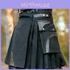 Autentický středověký skotský pánský kilt Retro anglická sukně pro vintage cosplay