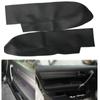 2Pcs Leather Front Door Panels Armrest Cover for Honda CR-V CRV 2007-2012 Black Car Armrest Cover Protector Interior Accessories
