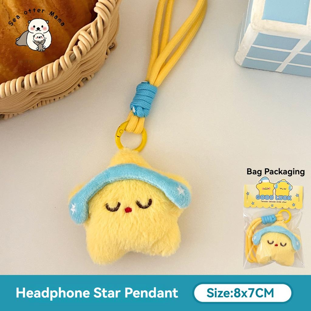 1/4 Pcs Cute Star Pendant Backpack Decoration Pendant Accessories Creative Car Hanging Accessories Gift Pendant