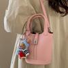 Fashionable Versatile Crossbody Bag, Simple Handbag, Single Shoulder Bucket Bag