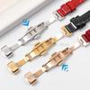 Concave Interface Design Women's Genuine Leather Watch Accessories 12mm for Tissot 1853 Flamingo T094210 Series Watch Strap