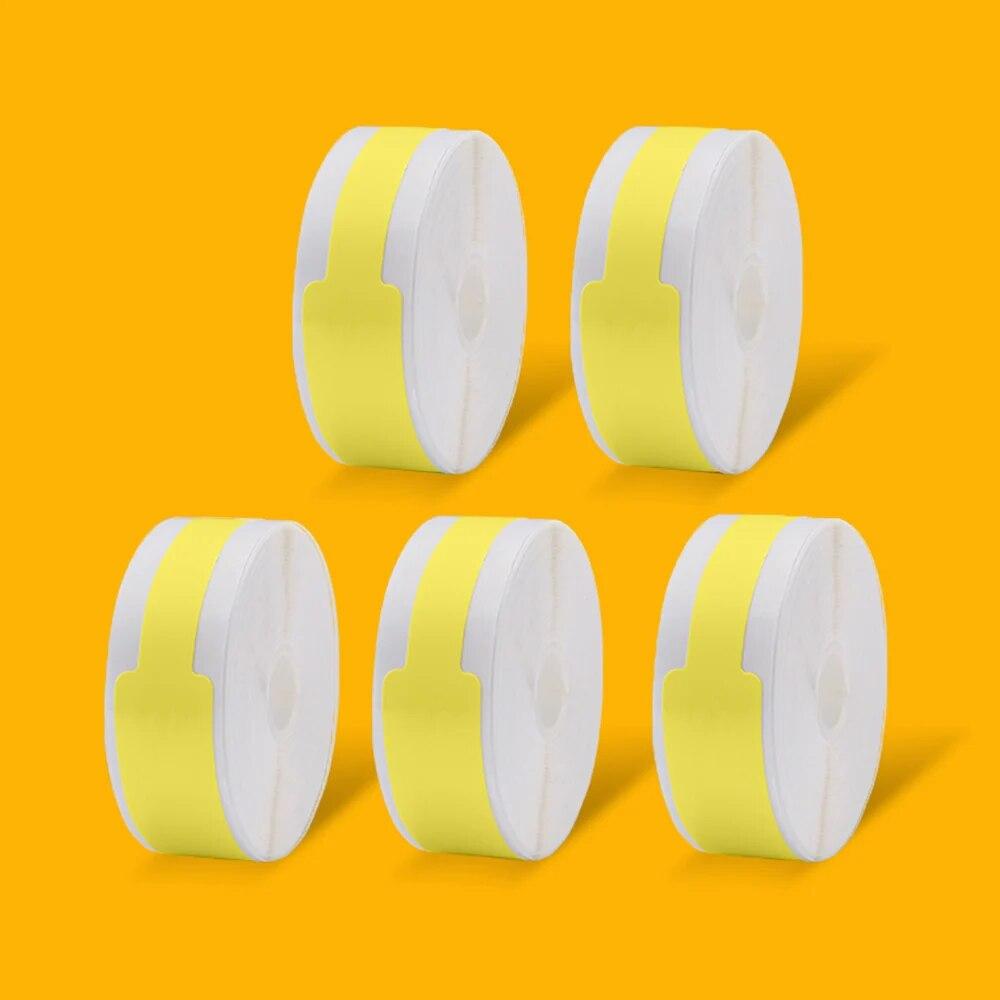5Rolls D101 D11 D110 Label Printer Machine Cable Label Flag Pigtail Network Cable Paper Thermal Sticker Waterproof