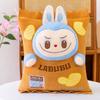Labubu Kartoffelchips Plüschtier Cartoon Stofftier Geschenk für Mädchen und Jungen