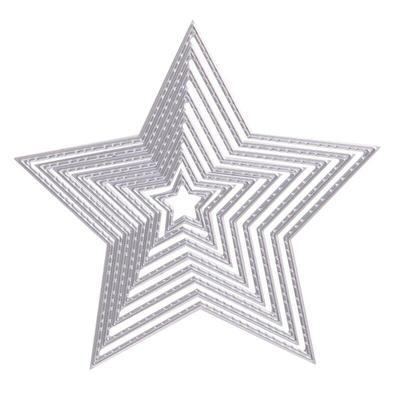 Stars Shape Cutting Dies Metal Stencil DIY Scrapbooking Album Paper Card Embossing Craft Die Cut Frame Template