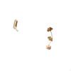 Folding Wall Hook Organizer for Bathroom Closet with Leaf Sculpture Metal Figurine Crafts Nordic