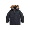 Polo Daunenjacke Bedruckt Bestickt Kapuze Langarm Kinder Kinderjacken 323939660-002