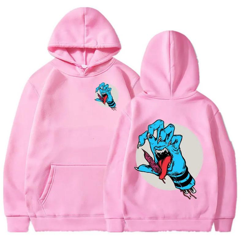 Zweigesichtiger Fluch Japanische Animation Herren Hoodie Sweatshirt Herren Damen Mode Marke Design Pullover Herren Fleece Hoodies